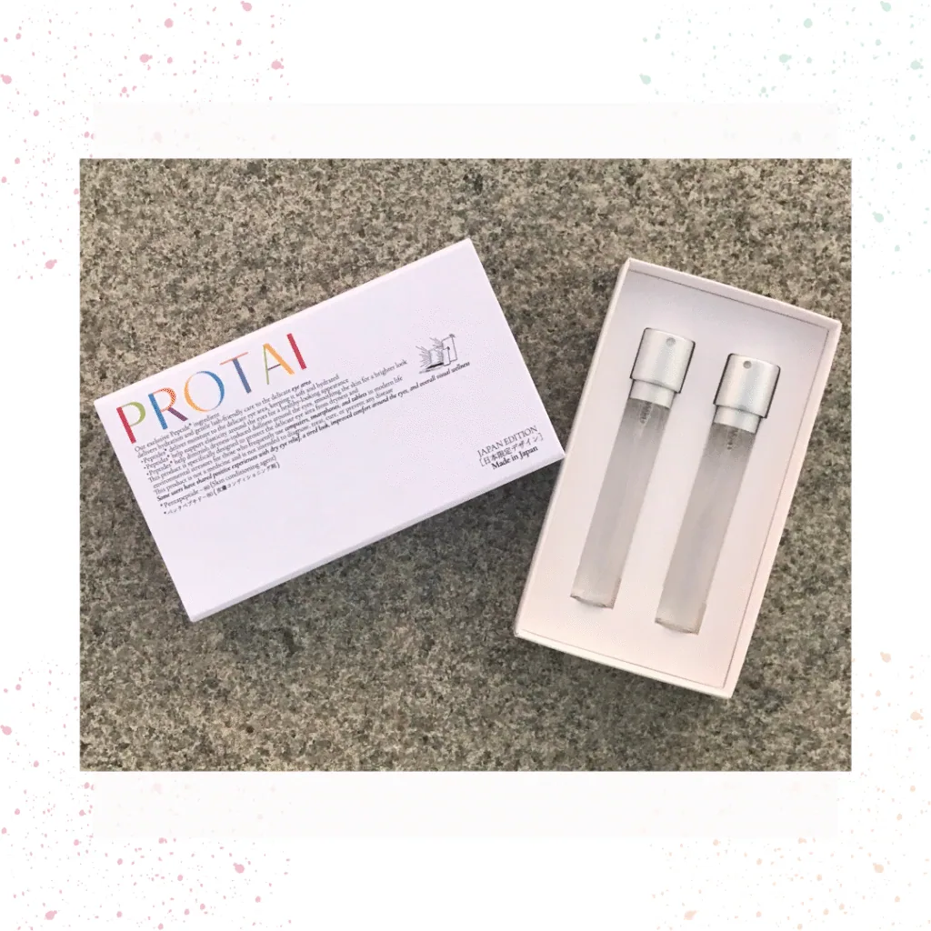 PROTAI Eye Skin Care Mist refill set, two 10 ml bottles